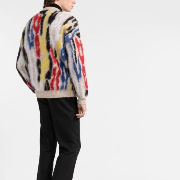 Saint Laurent leopard jacquard jumper - Picture 4 of 7